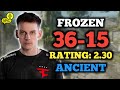 🔥 FROZEN (36-15) RT: 2.30 | EU FACEIT (ANCIENT) +VOICE | CS2 POV