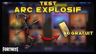 TEST ARC EXPLOSIF - Fortnite Sauver le Monde