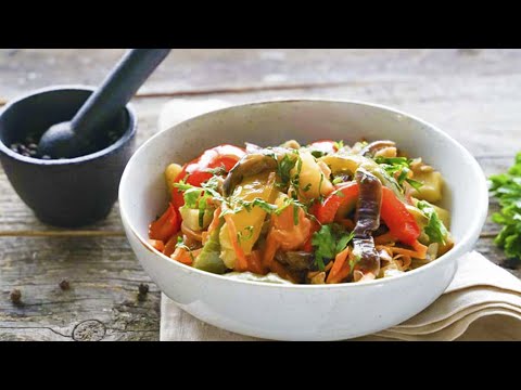 Аджапсандали | Рецепт аджапсандал на мангале | Грузинская кухня