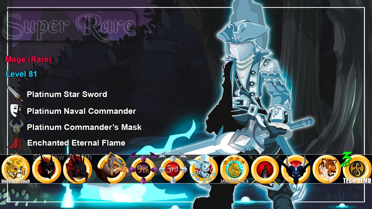 [AQW] 2010 Super-Rare account with 2 IoDAs available! 🔥 (Showcase) ❌