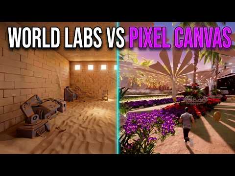 World Labs Marble vs Pixel Canvas in 30 Seconds