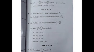 MDU BSc 4 th semester Mathematics special functions and integral transforms 2021
