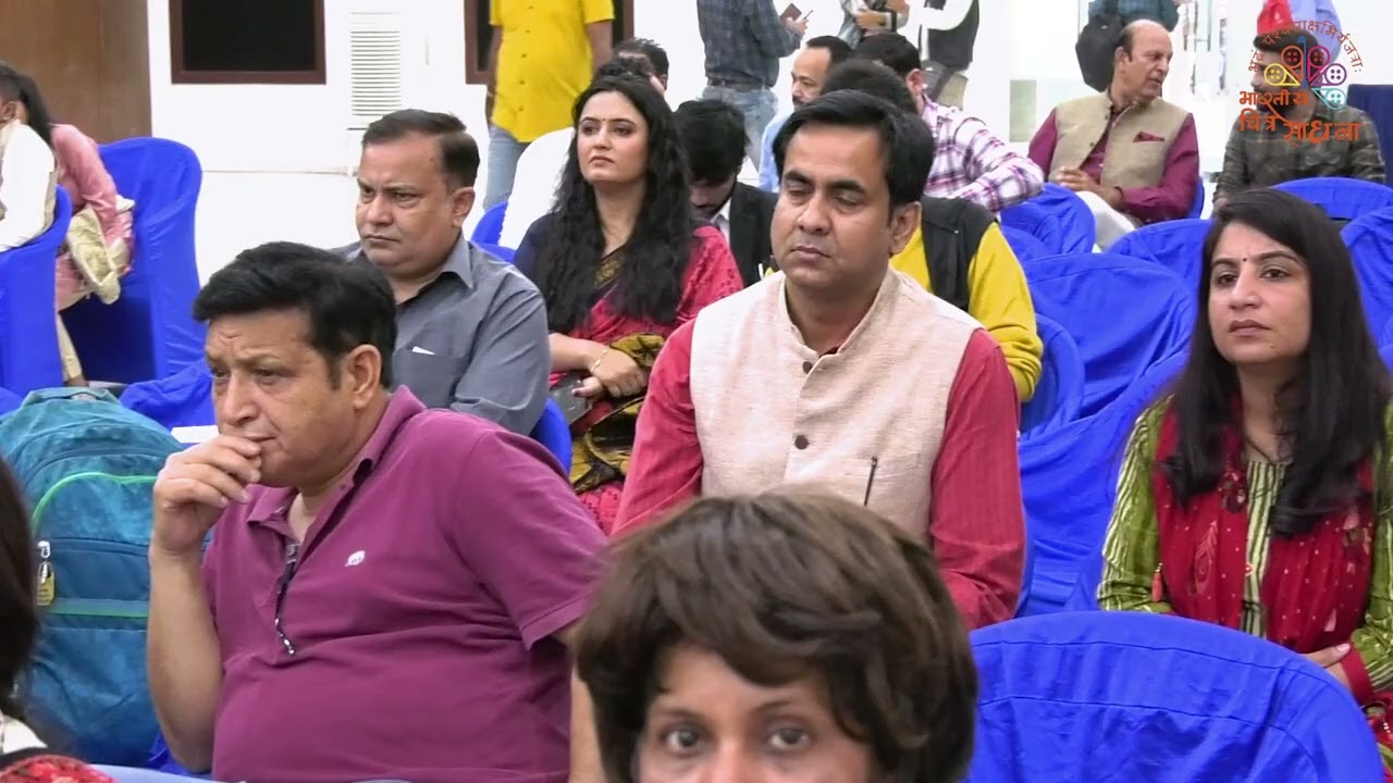 Actor and Singer, Manoj Tiwari launches poster for the 5th chitra bharti film festival 2024.