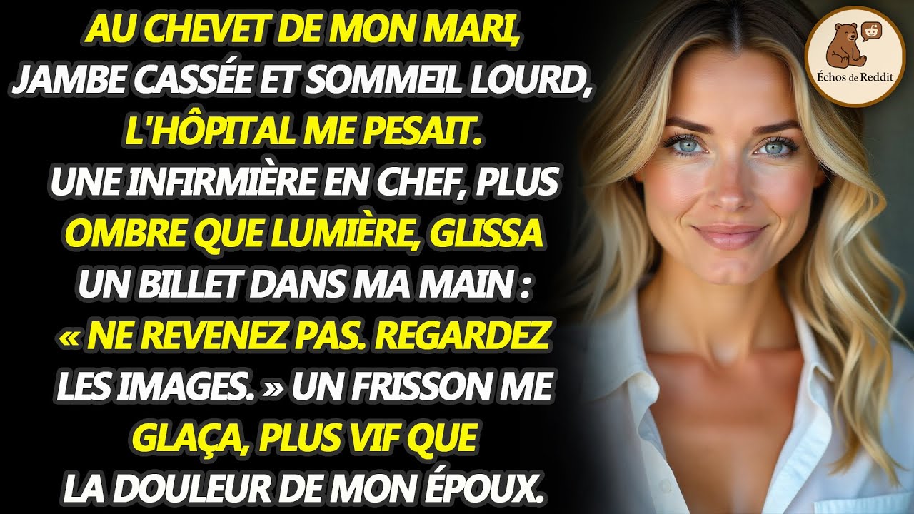 À l'hôpital, l'infirmière en chef a chuchoté : 