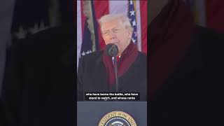 President Trump honors Veterans at Arlington Cemetery on Veterans Day