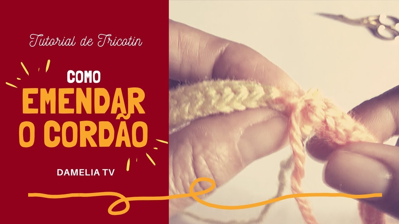 Como EMENDAR Tricotin | Tutorial passo a passo