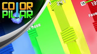color pillar gameplay | funny game |SECOND LEVEL PLAY GAMING |color stacking gameplay walkthrough screenshot 2