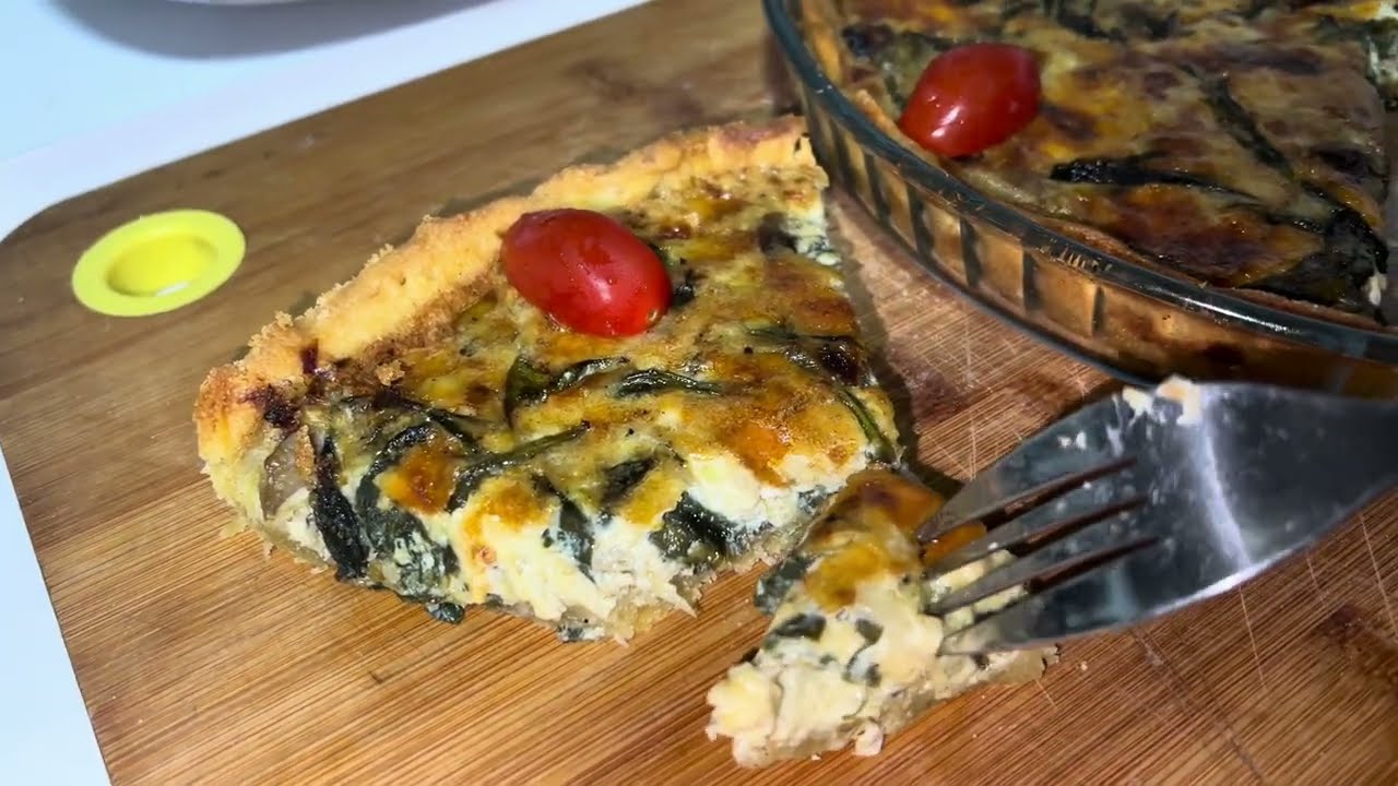 Quiche aux épinards au thermomix