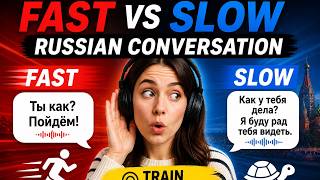 Fast vs Slow Russian Conversation – Train Your Ears