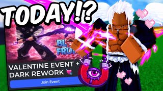 New Valentine Update Today Trailer Dark Rework In Blox Fruits