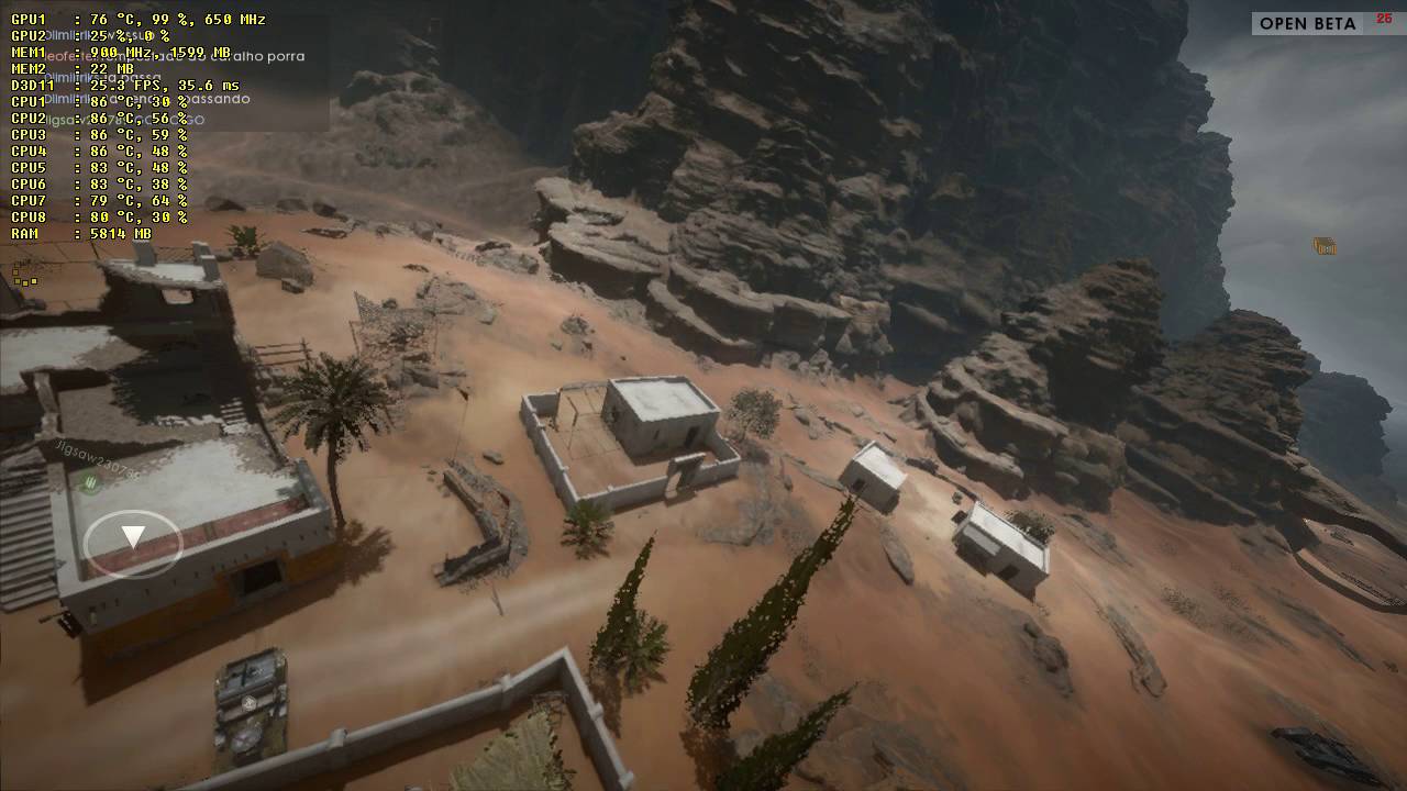 Battlefield 1 (Open Beta) | Windows 10 | Dell 15R-SE | AMD Radeon HD 7730M