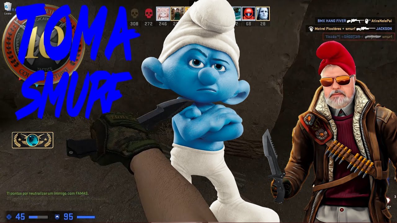 CS GO Toma Smurf 🤪🔪😵 - YouTube
