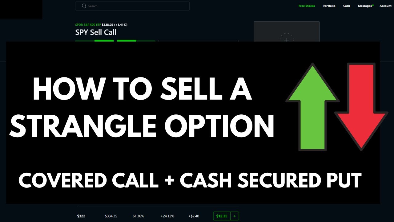 HOW TO SELL A STRANGLE ON A STOCK - 2 WAY OPTIONS STRATEGY (COVERED ...