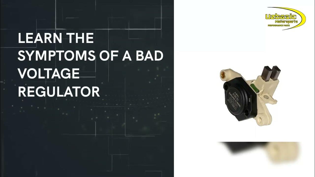 BAD VOLTAGE REGULATOR - Learn the Symptoms - YouTube