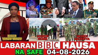 #BBC HAUSA LABARAN YAU NA SAFE 04-08-2026 labaran niger na juyin mulki #bbchausa #labaran duniya