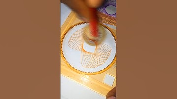 Spirograph Drawing | Golap Fuler Kata | #shorts #Atik_official #spirograph