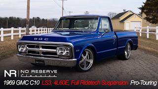LS3 Swapped 1969 GMC C10 with Full Ridetech Suspension! FOR SALE