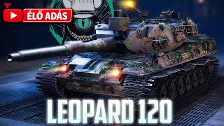 Leopard 120 GM hajsza (Kezdés: 89% ► 91%) - World of Tanks - Scheff LIVE
