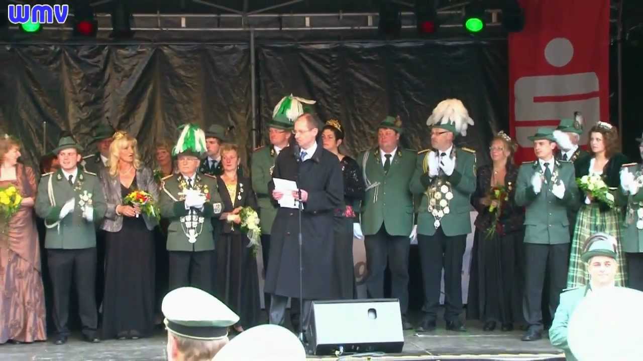 Gladbeck Schützenmarsch Total + Bürgermeister Roland Grußrede