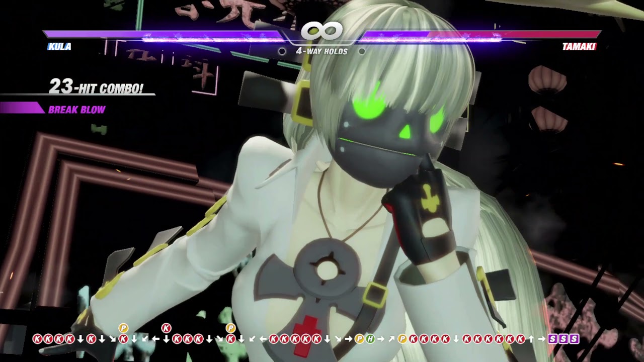 Jack-O' Valentine as Kula is perfect on DOA6