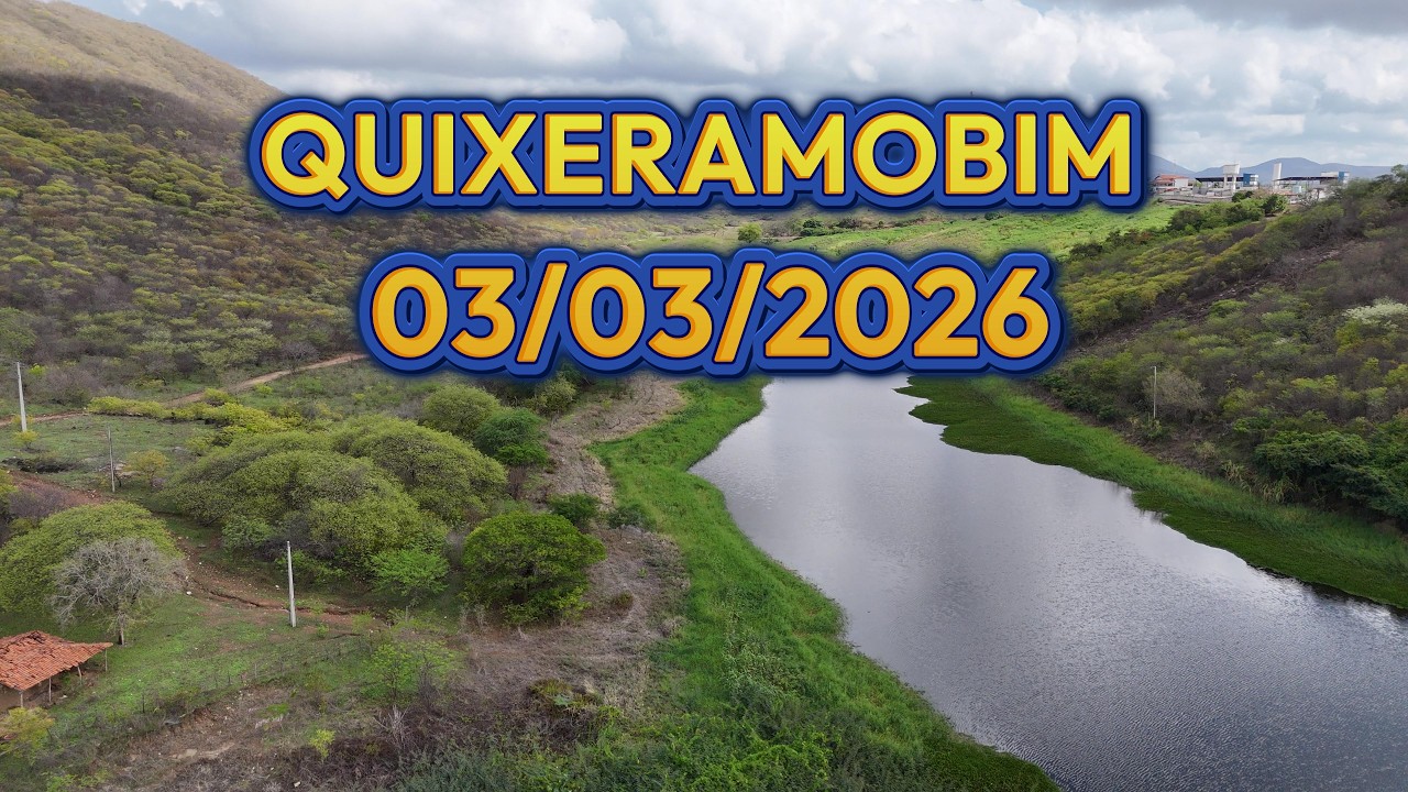 Barragem de Quixeramobim / Açude Fogareiro dados Atualizados 03/03/2026 Sertão Central - Ceará