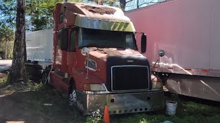 Rescue Of A Semi With Mins N14 Sitting For 12 Years Volvo Vnl 770
