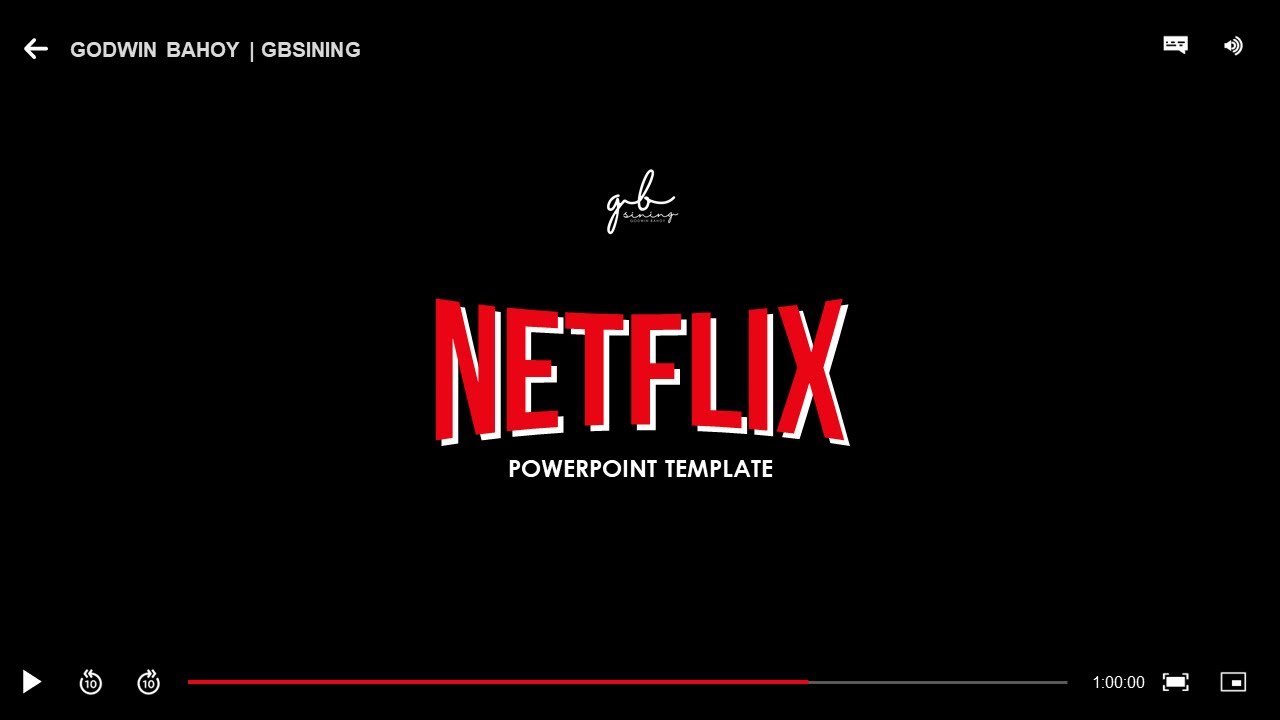 Netflix Inspired Template