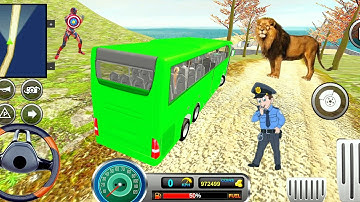 Real Uphill Offroad Bus Driving Simulation 2022 - Android Gameplay