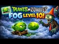 FOG LEVEL 10 COMPLETE! I GOT CABBAGE-PULT UNLOCKED | PLANTS VS ZOMBIES| #viral 