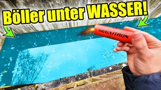 Was passiert, wenn man BÖLLER UNTER WASSER ANZÜNDET?