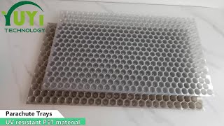434 Round Holes PET Soft Plastic Agriculture Nursery Seeding Paddy Rice Transplanting Parachute Tray screenshot 3