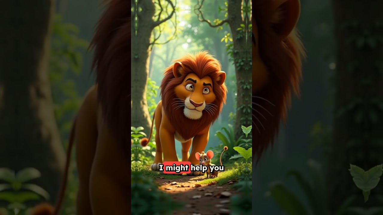 The Lion and the Mouse | Bedtime Stories for Kids in English 
