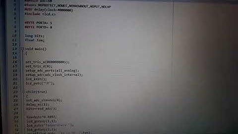 Sensor de temperatura con pic 18F4550