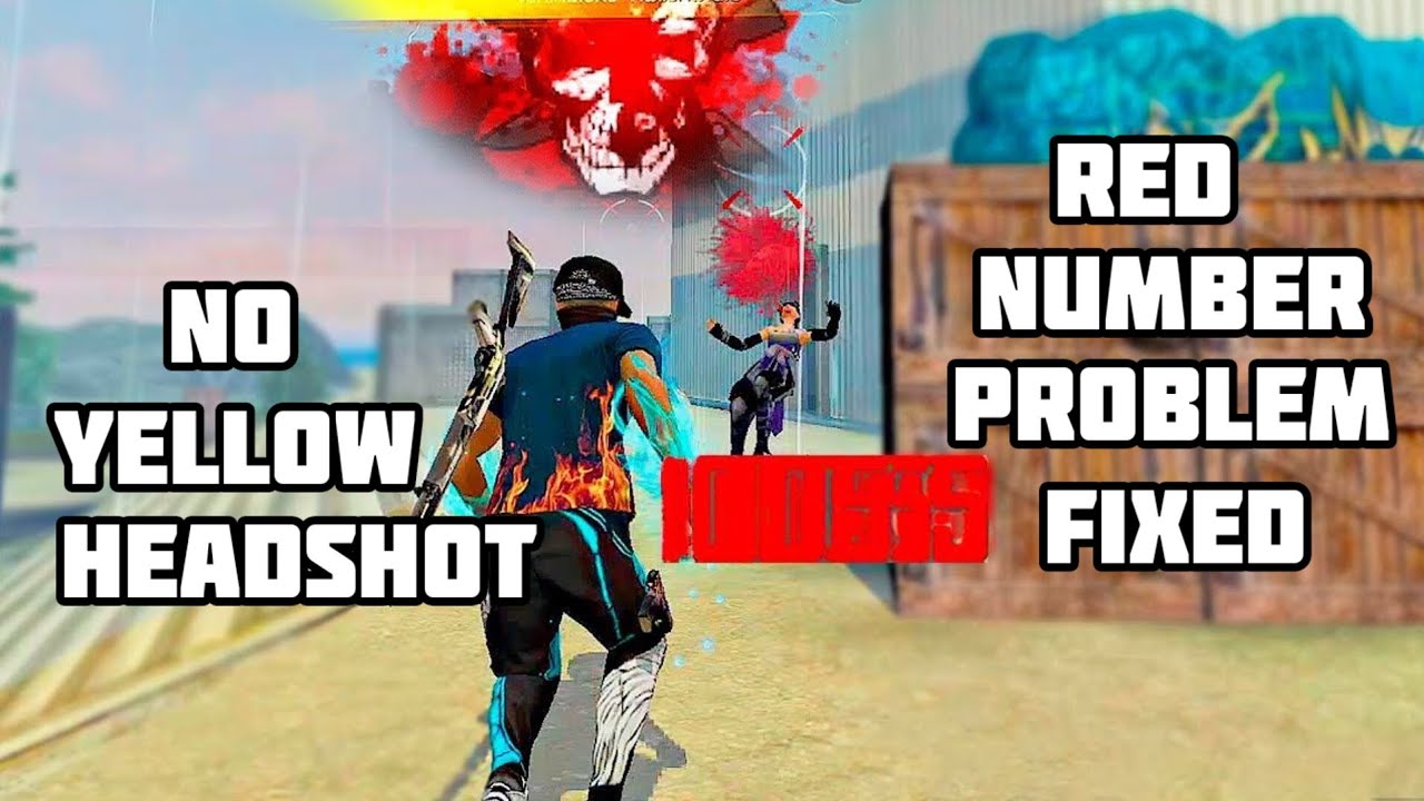 Free fire damage problem|| Fire fire red damage settings #freefire # ...