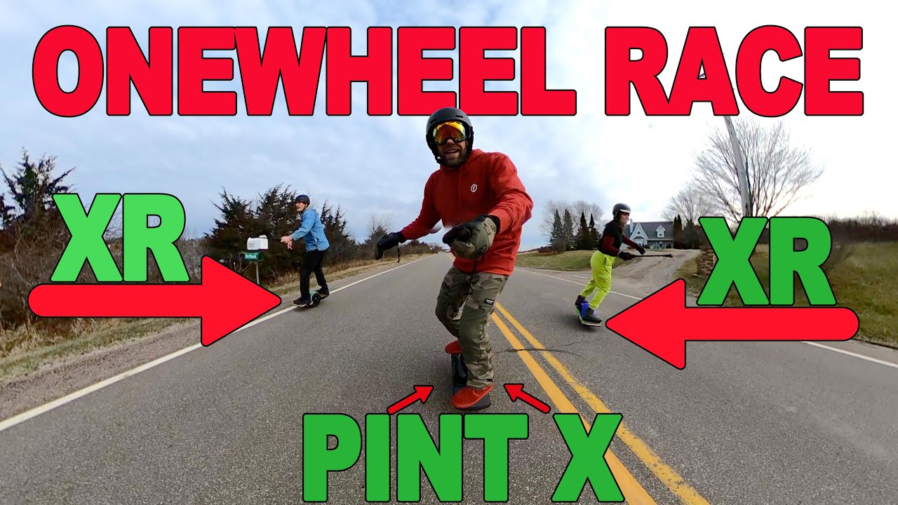 ONEWHEEL PINT X vs XR in a race of speed! With Shocking Results On