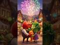 Cute Vegetable Family Story 🌽🥦 | Hindi Animated Moral Story for Kids #shorts #trending #viral