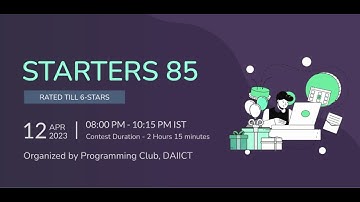 Inside The Stadium || code chef solution staters 85 solution.