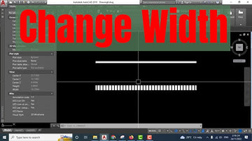 AutoCAD Tutorial | How to change width Polyline 🙂 Set Lineweight Polyline