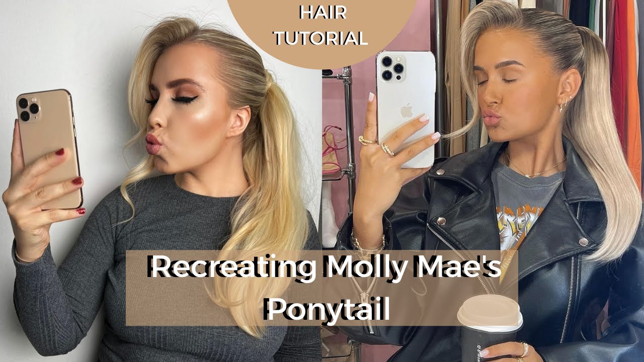 RECREATING MOLLY MAE'S PONYTAIL | Hair Tutorial | Xmas Do Hair Style Ideas