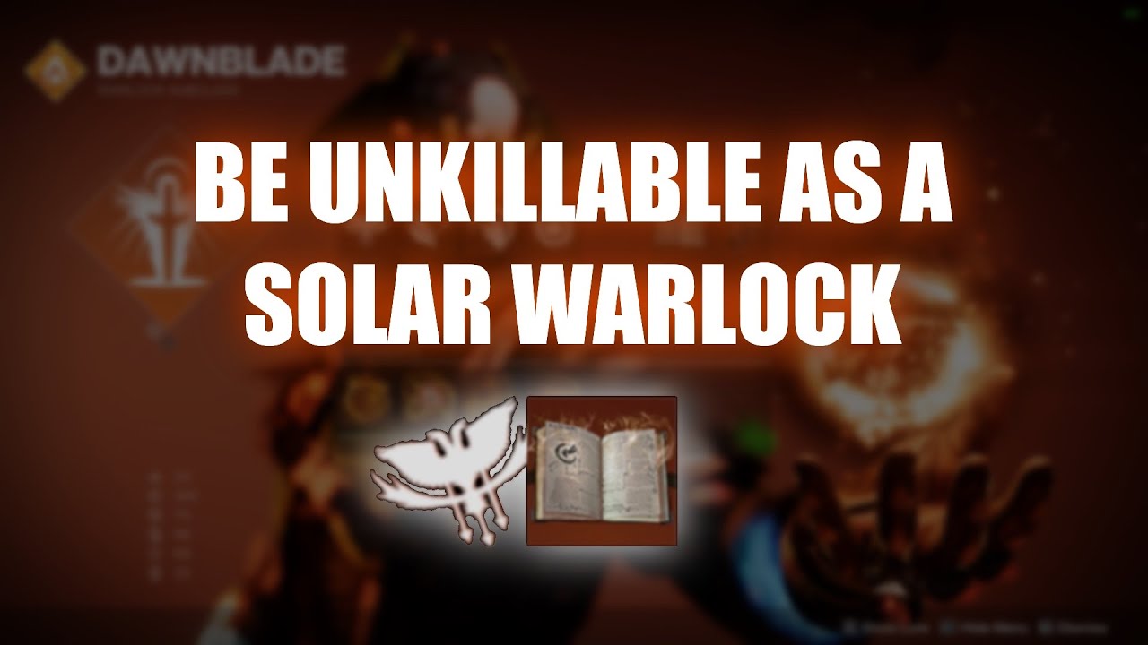 Constant Godly Healing as a Solar Warlock