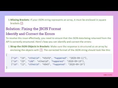 Resolving the No JSON Object Could Be Decoded Error in Python