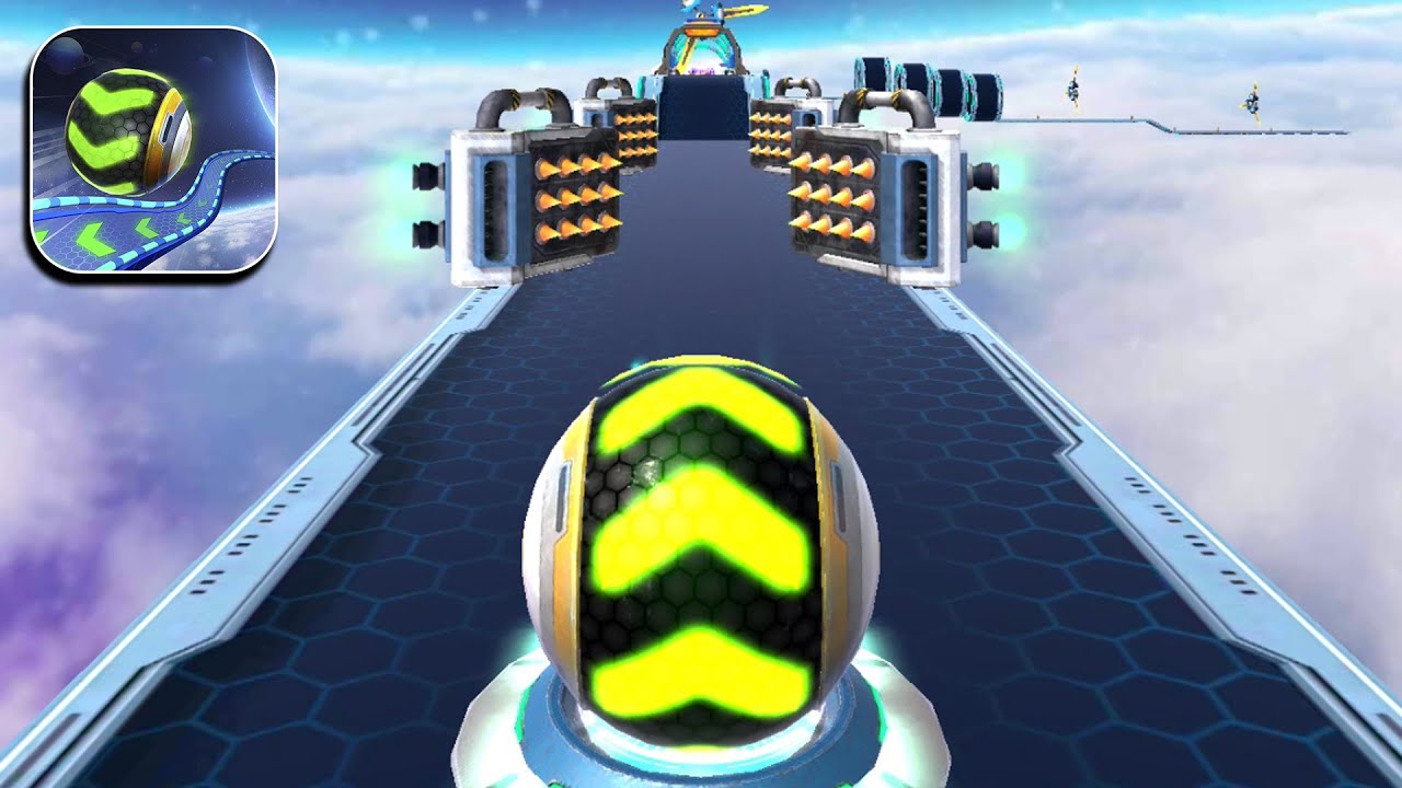 Space Rolling Balls Race Gameplay Speedrun Level 107