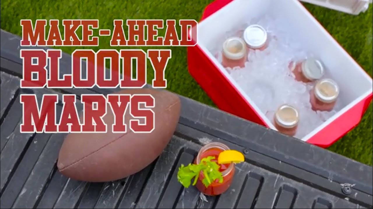 Make-Ahead Bloody Marys for Tailgating