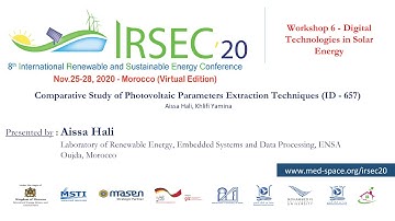 657 - Comparative Study of Photovoltaic Parameters Extraction Techniques