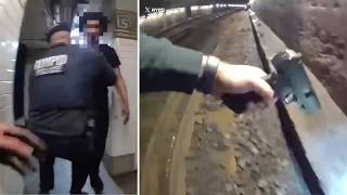 Teen arrested in long subway chase; police say 15-year-old had loaded gun