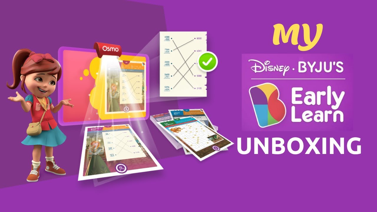 Disney Byju's Early Learn Kit Unboxing Latest model 2022 DSISTERZ