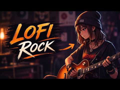 LoFi Rock | Deep Work / Focus Music for Studying 🤘⚡