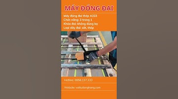 Máy Căng Siết Dây Đai Thép 3 trong 1 Tiện Lợi - Khóa Đai Không Bọ Tiết Kiệm Thời Gian Và Chi Phí