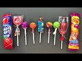 ASMR Most Popular Candys / some lots of colorful rainbow lollipop candy / Unpacking chocolate eat 