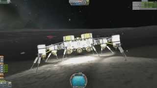 Kerbal Space Program Mun Base Ep.4 Landing The Habitation Module